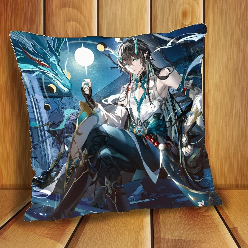 

Чехол с рисунком в стиле аниме Подушка «Dakimakura» Honkai: Star Rail Dan Heng, аксессуары для украшения дома 40x40 см