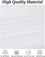 6 Pack Rectangle Tablecloth, 90x156 Inch, Stain Resistant and Wrinkle Polyester Table Cloth, Fabric Table Cover for Kitchen 2