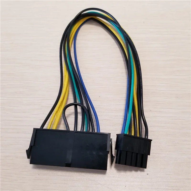 PSU ATX 24Pin Female to 10Pin Male Adapter Convert Power Supply Cable Cord 30cm for Lenovo Motherboard 18AWG