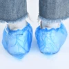 1Pack/100 Pcs Medical Waterproof Boot Covers Plastic Disposable Shoe Covers Overshoes Rain Shoe Covers Mud-proof Blue Color 6