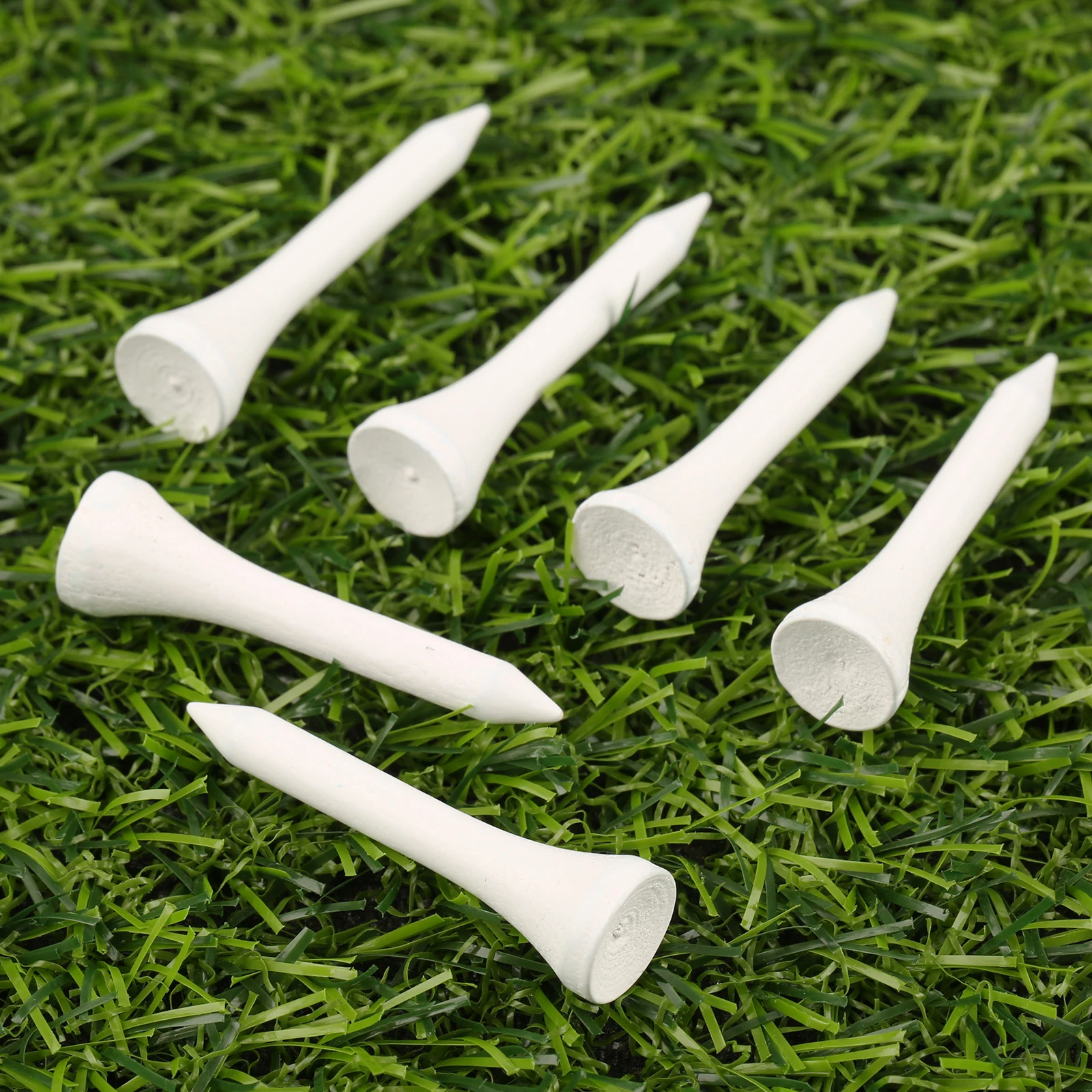 100pcs/lot Wooden Golf Tees 42/54/70/83mm White Golf Ball Maple Wood Tees Outdoor Sports Training Golf Durable Accessories 5