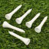 100pcs/lot Wooden Golf Tees 42/54/70/83mm White Golf Ball Maple Wood Tees Outdoor Sports Training Golf Durable Accessories 5