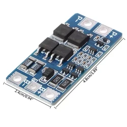 Enhanced Lithium Battery Protection Board with Balanced Function and Overcharge Safety, 2S 10A 7.4V (HX - 2S - JH20 10PCS)
