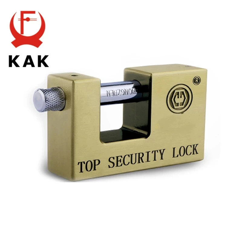 KAK-E9 Series Archaize Super B Grade Cadeados, Bloqueio Anti-Roubo Seguro, Fechaduras Antigas Bronze Top Segurança à Prova, Hardware Início