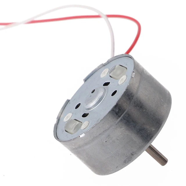1 szt. Okrągły silnik elektryczny RF-300CA RC-300 DC 3V 5V 6V 10300RPM 24mm średnica wału 2mm elektroniczne materiały solarne
