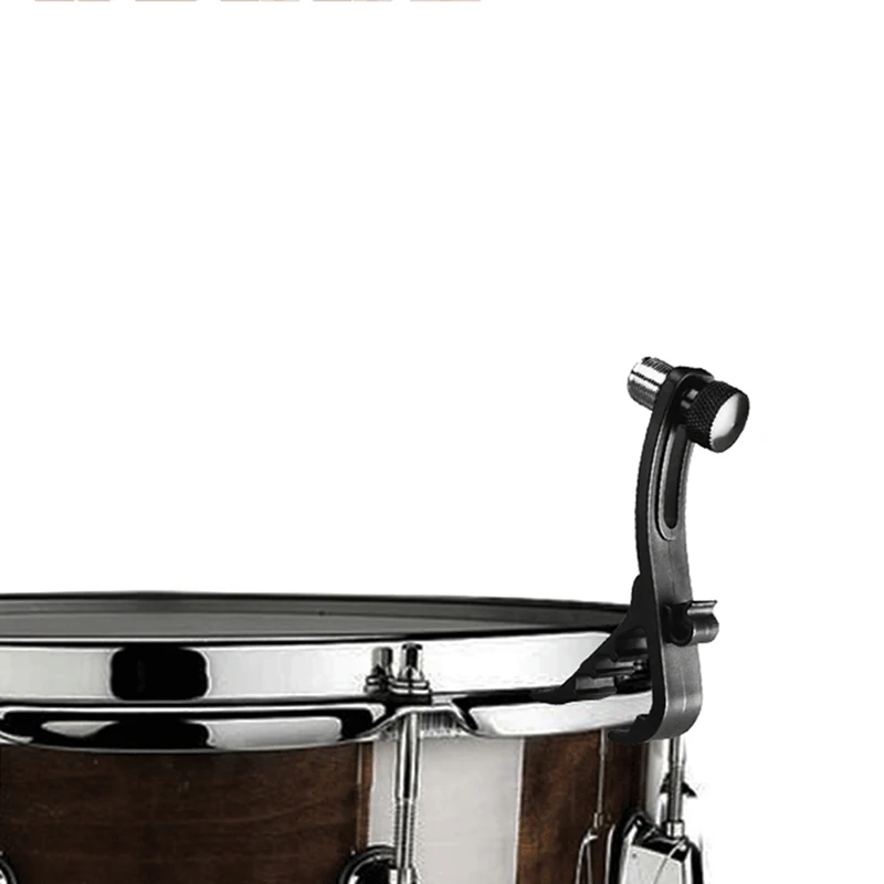 Drum Microphone Clips Rim Mount Holder Black Drum Microphone Shockproof Clip