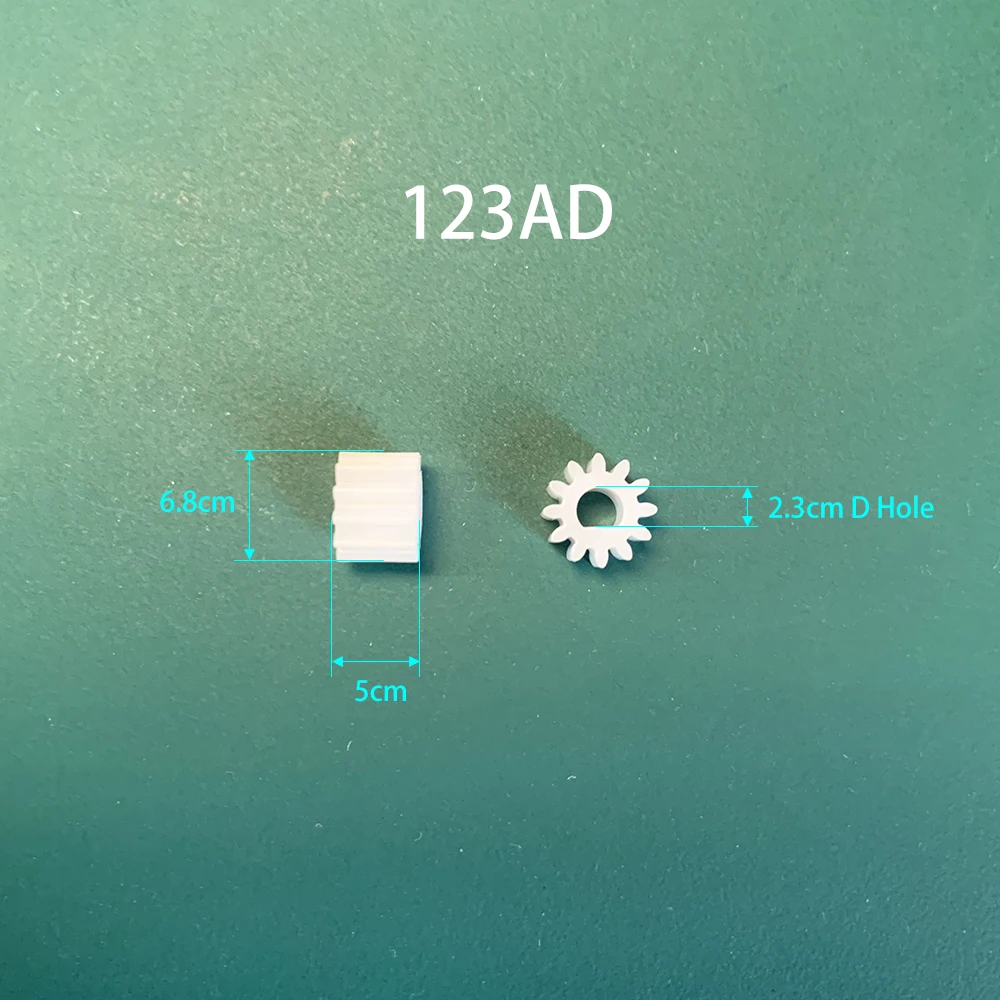 12 Teeth Gear 0.5M 122A 123A 122.5A 123AD Toy Model Aircraft Parts Gears 10pcs Sample Order