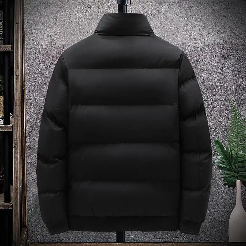 Essential basics Mens Winter Jackets Blank 2026 New Warm Parkas Puffer Bomber Jacket Down Coats Fashion Clothes Men Down Jackets - Image 5
