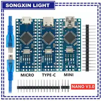 Micro/Mini/Type-C USB With the bootloader compatible for Arduino Nano 3.0 controller CH340 USB driver 16Mhz Nano v3.0 ATMEGA328P