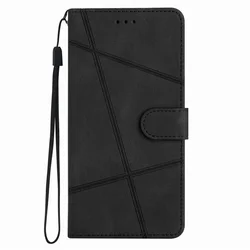 Elegant Solid Color Phone Case with Card Slots and Wallet Feature for Redmi 12C (Black PA)