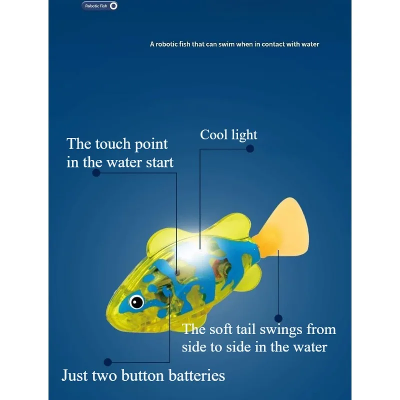 Light Up Interactive Swimming Fish 3