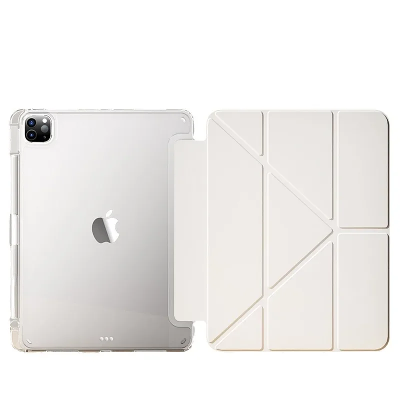 Universal Clear Case with Pencil Holder for iPad and Tablet Protection
