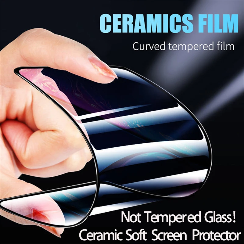 50Pcs Matte Soft Ceramic Anti-spy Film For Motorola Moto G22 G32 G42 G62 G40 Fusion G13 G23 G73 G53 5G Screen Protectors Privacy