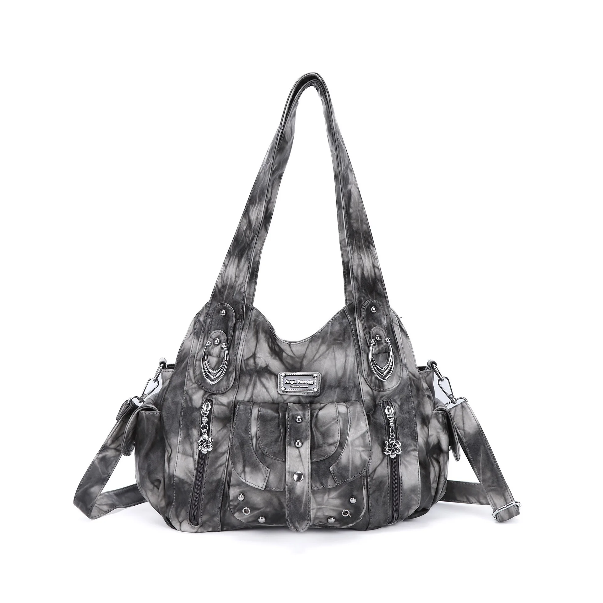 CHICUIQY Women's Dumpling Shoulder Bag - Crossbody Purse With Detachable Pearl Strap, Large Capacity, PU Leather - View #7