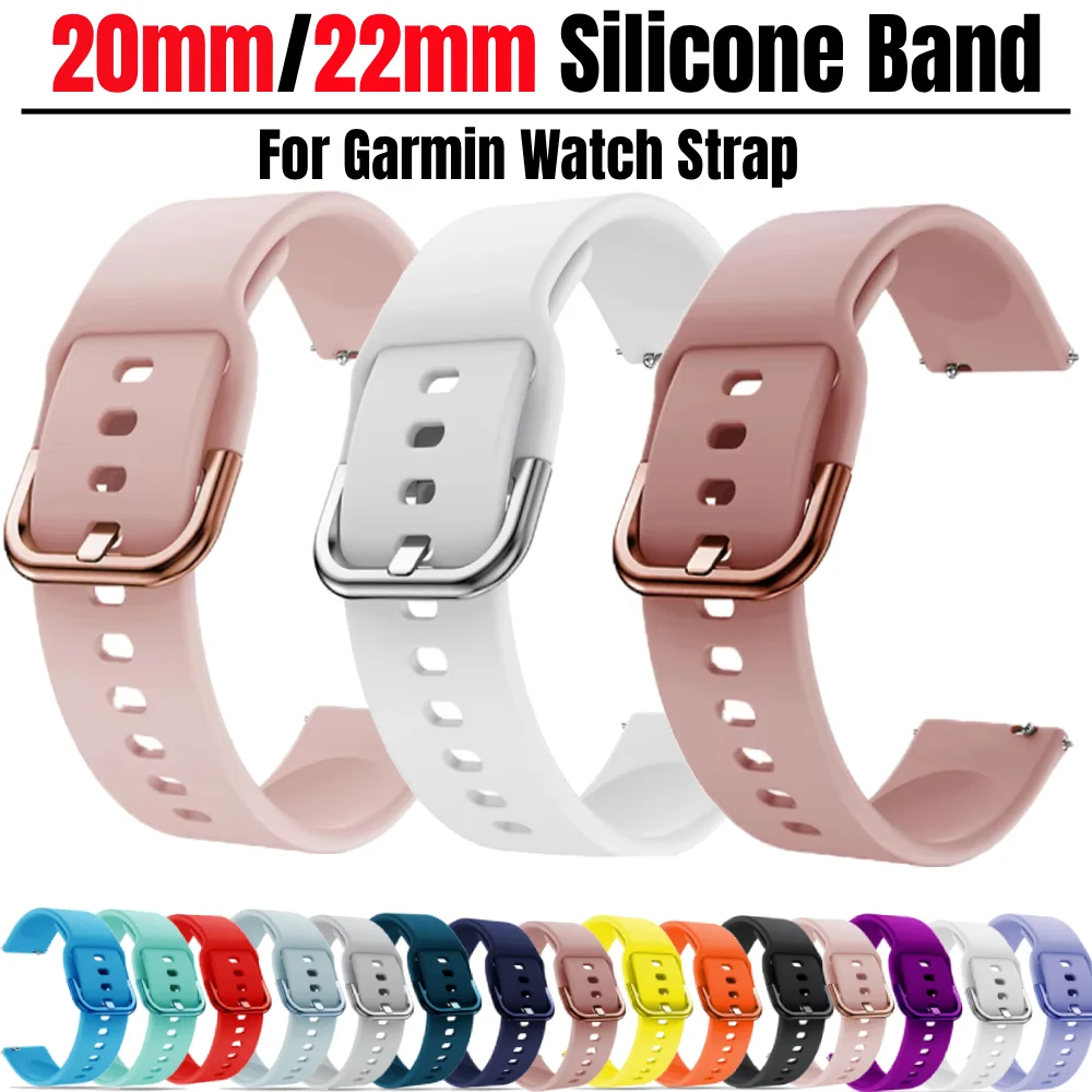 Premium Silicone Sport Watch Strap - Versatile Fit