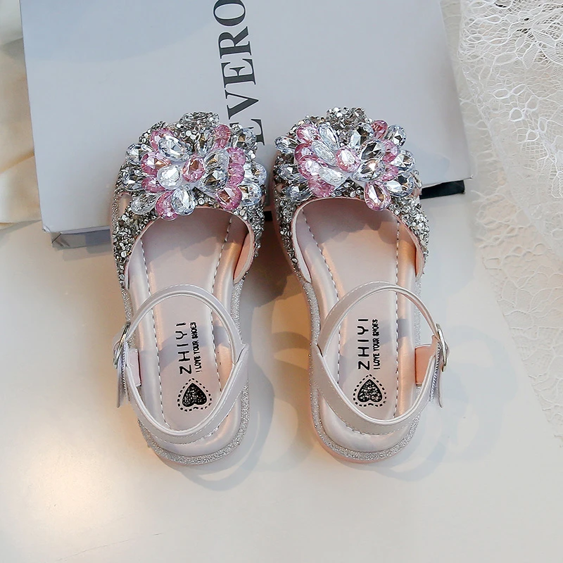 Girls Soft Bottom Princess Sandals Summer Party Shoes