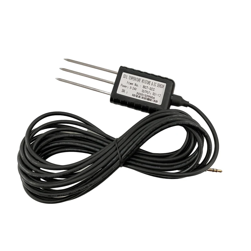 UART RS485 SDI12 Zigbee FDR 식물 토양 온도 습도 EC 염도 프로브 센서 스마트 농업용