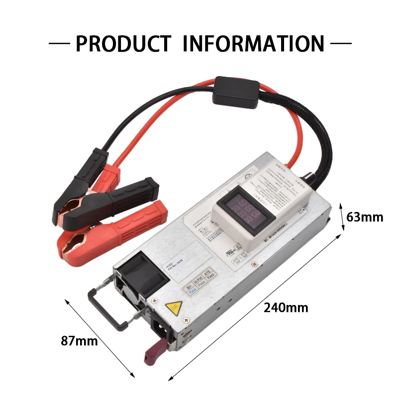 3-15V 3-60A 12V 60A 조절식 충전기 14.6V 20A 40A 60A 12.6V 20A 40A 60A 리튬 폴리머 배터리용 LiFePO4 배터리 납산 배터리용