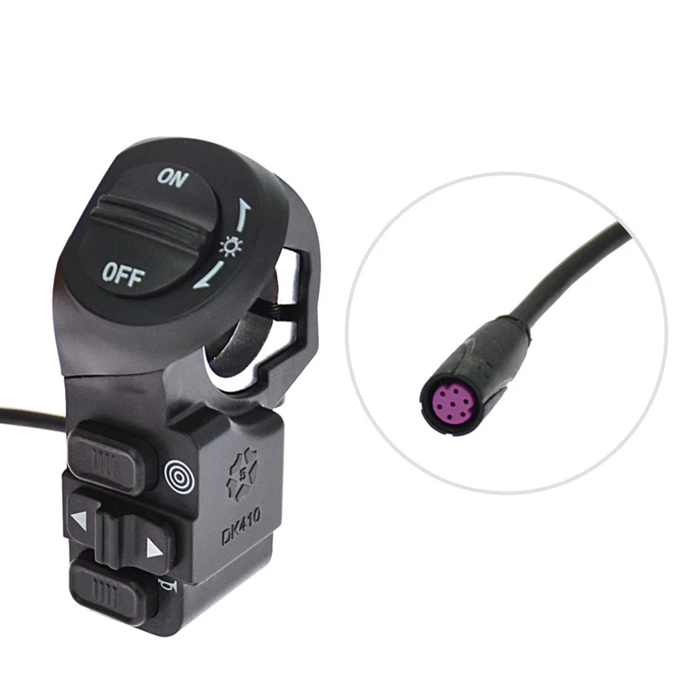 3In1EbikeLightSwitchHornSelfLockingSwitchForEscooterSignal