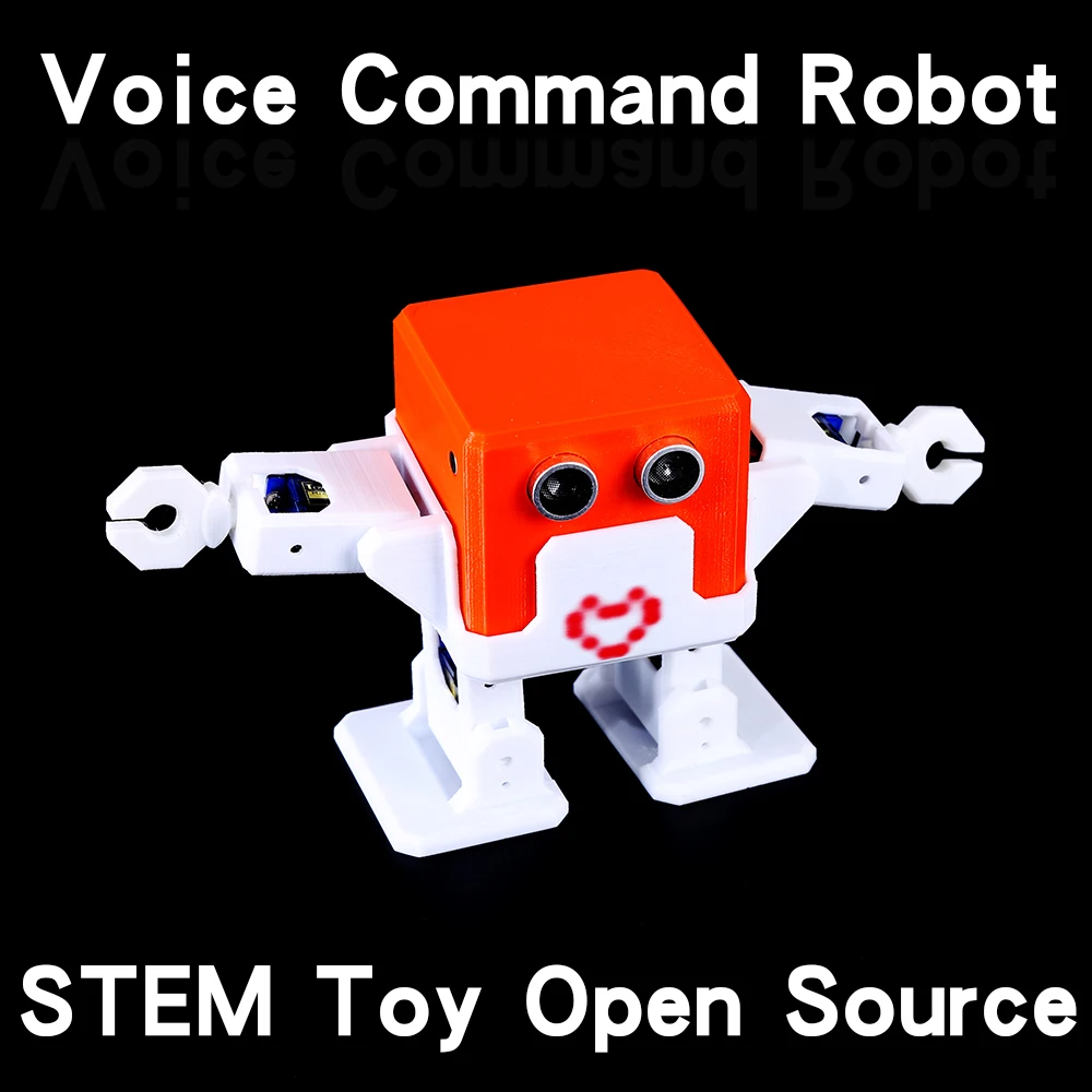 Voz Controle Otto Robot para Arduino Faça Você Mesmo Kit Presentes Stem Brinquedos Educativos Projeto Open Source