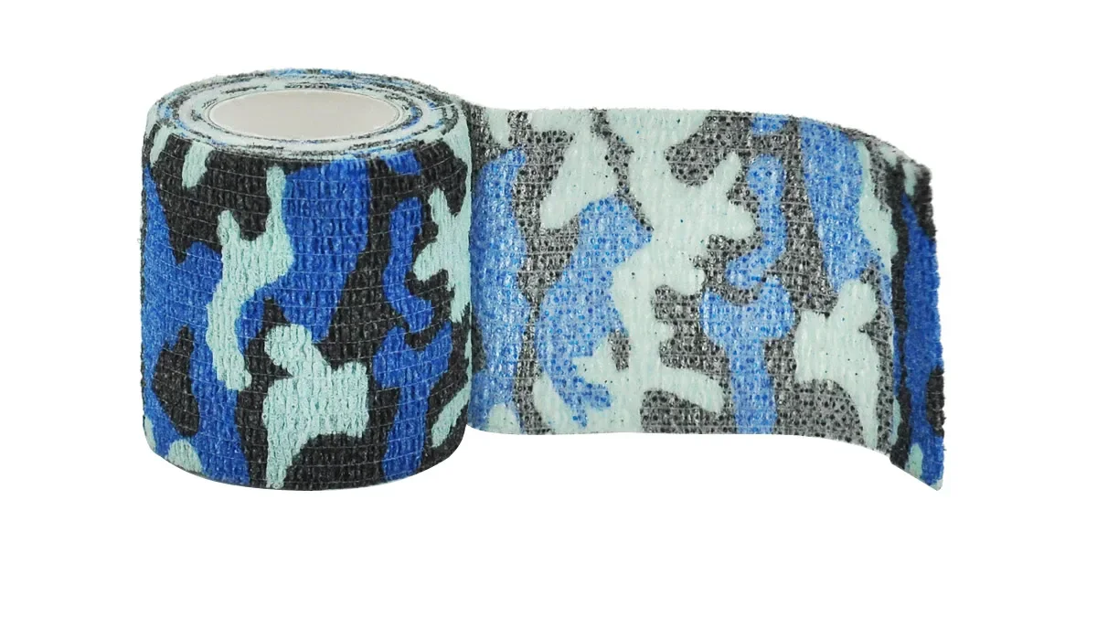6/10 Stück Gaze-Tarnbandage, selbstklebende, atmungsaktive elastische Bandage zur Bewegungsfixierung von Fingern, Handgelenken und Beinen – Detail 10