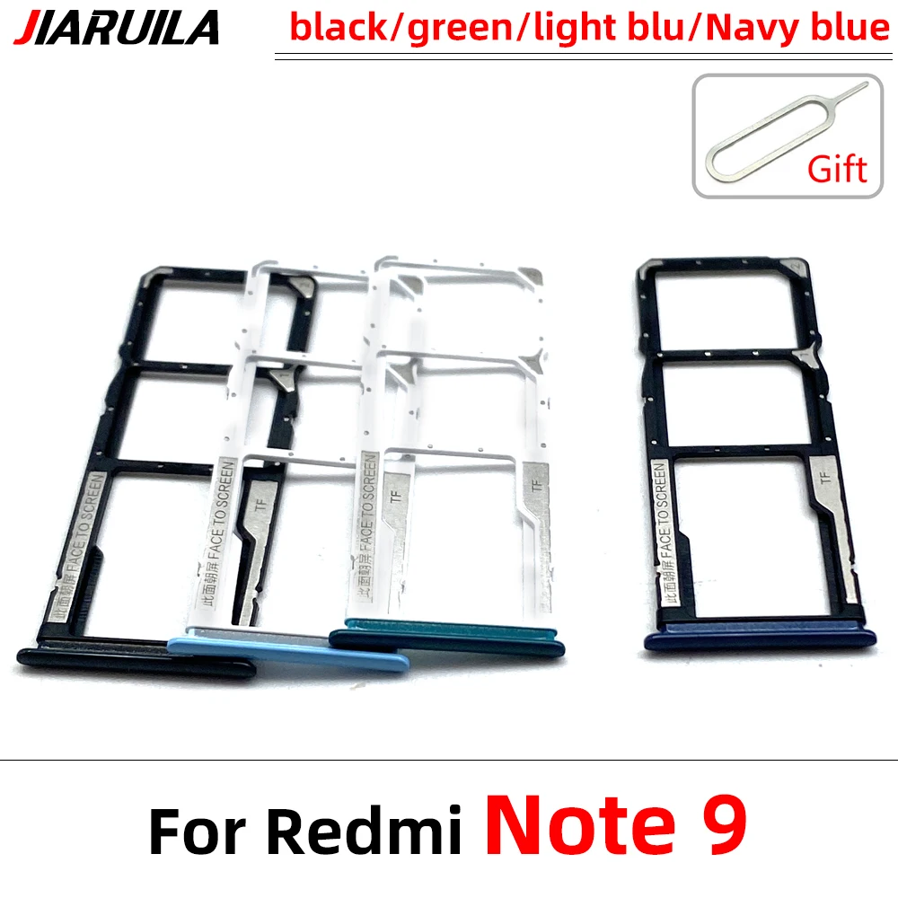 SIM Card Accessories For Xiaomi Redmi Note 7 / Note 9 Pro 9S Nano SIM Card Holder Tray chip slot drawer Holder Adapter Socket With Pin