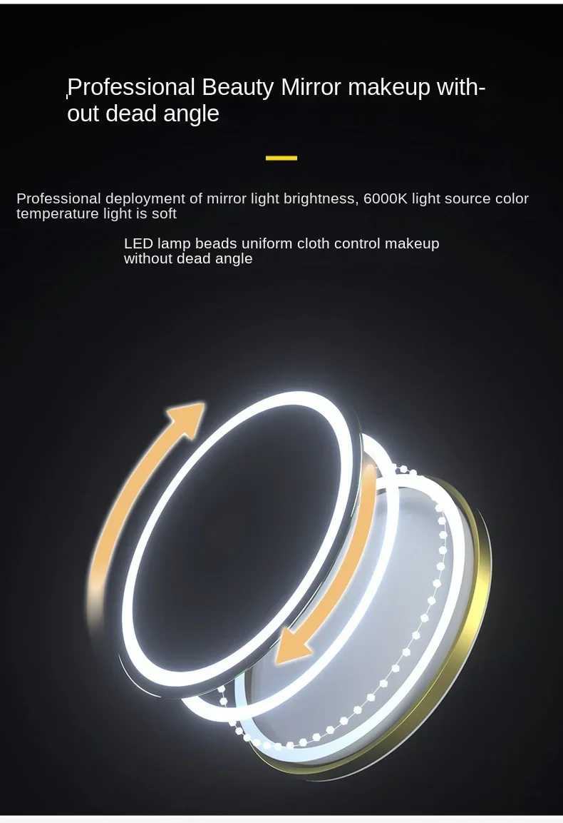 Selfie Cosmetic Table Led Decorative Mirror Round Vanity Dresser Decorative Mirror 17 Selfie Cosmetic Table Led Decorative Mirror Round Vanity Dresser Decorative Mirror