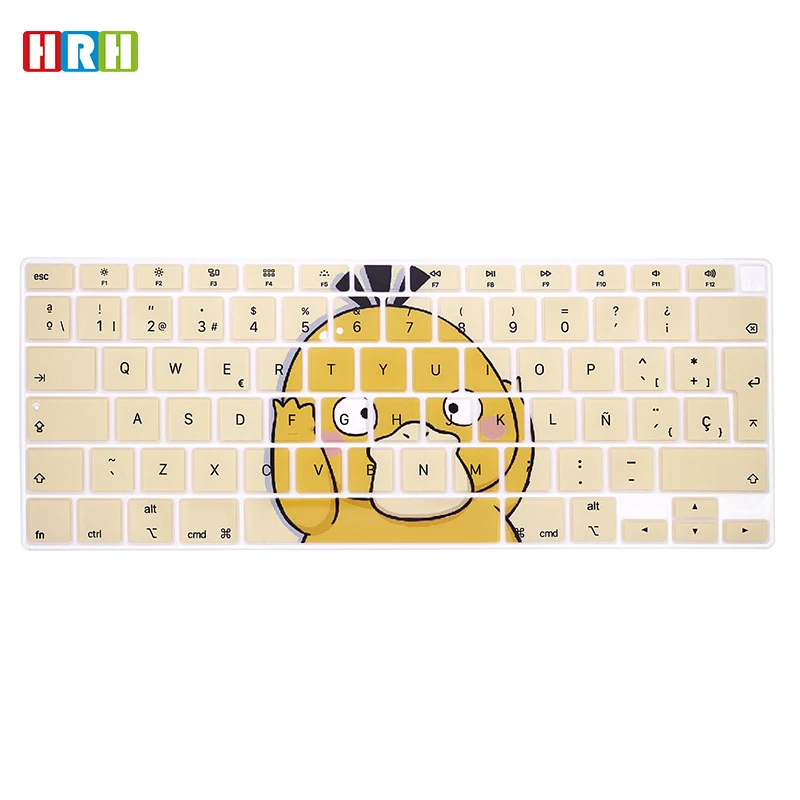 HRH Spanish language Painted Keyboard Cover Skin EU Layout For MacBook 2020 New 13.3 Air A2179 M1 A2337