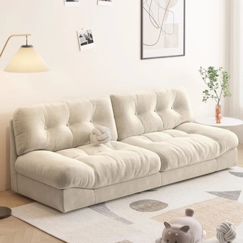Cute Nordic Soft Sofa Chair Fancy Girl Cute Designer Individual Lazy Sofa Puffs Floor Divano Letto Living Room Furniture