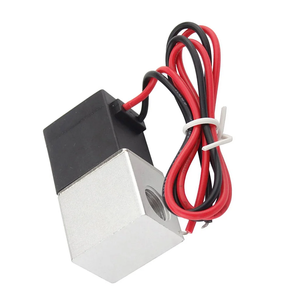 

12V Electric Solenoid Valve 1/4" 2 Way Pneumatic Valves Hot AC220