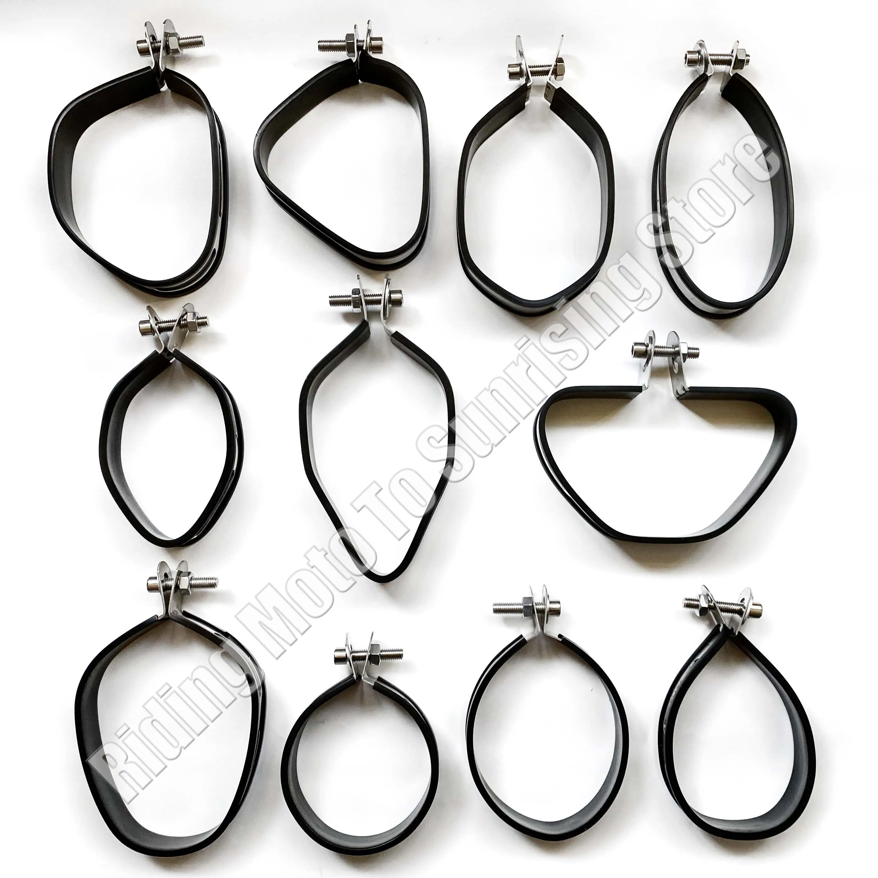 Универсальный зажим для выхлопной трубы мотоцикла, кронштейн для выхлопной трубы, фиксирующее кольцо, вешалка для выхлопной трубы Yoshimura Sc Mivv Ak Ar leoвинс Универсальный зажим для выхлопной трубы мотоцикла, кронштейн для выхлопной трубы, фиксирующее кольцо, вешалка для выхлопной трубы Yoshimura Sc Mivv Ak Ar leoвинс