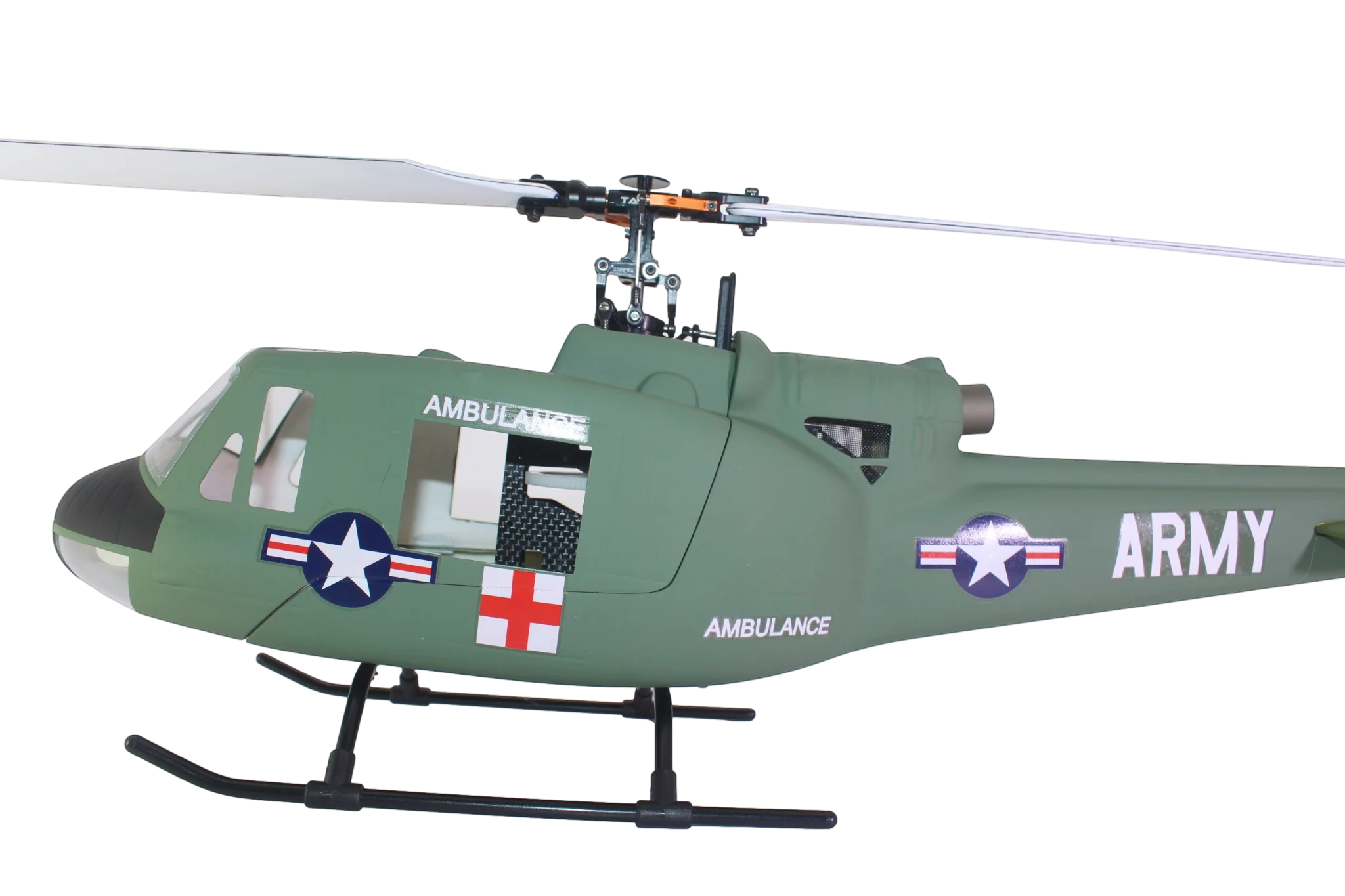FLISHRC Bell UH1 ヒューイ 450サイズ ヘリコプター V5 スケール