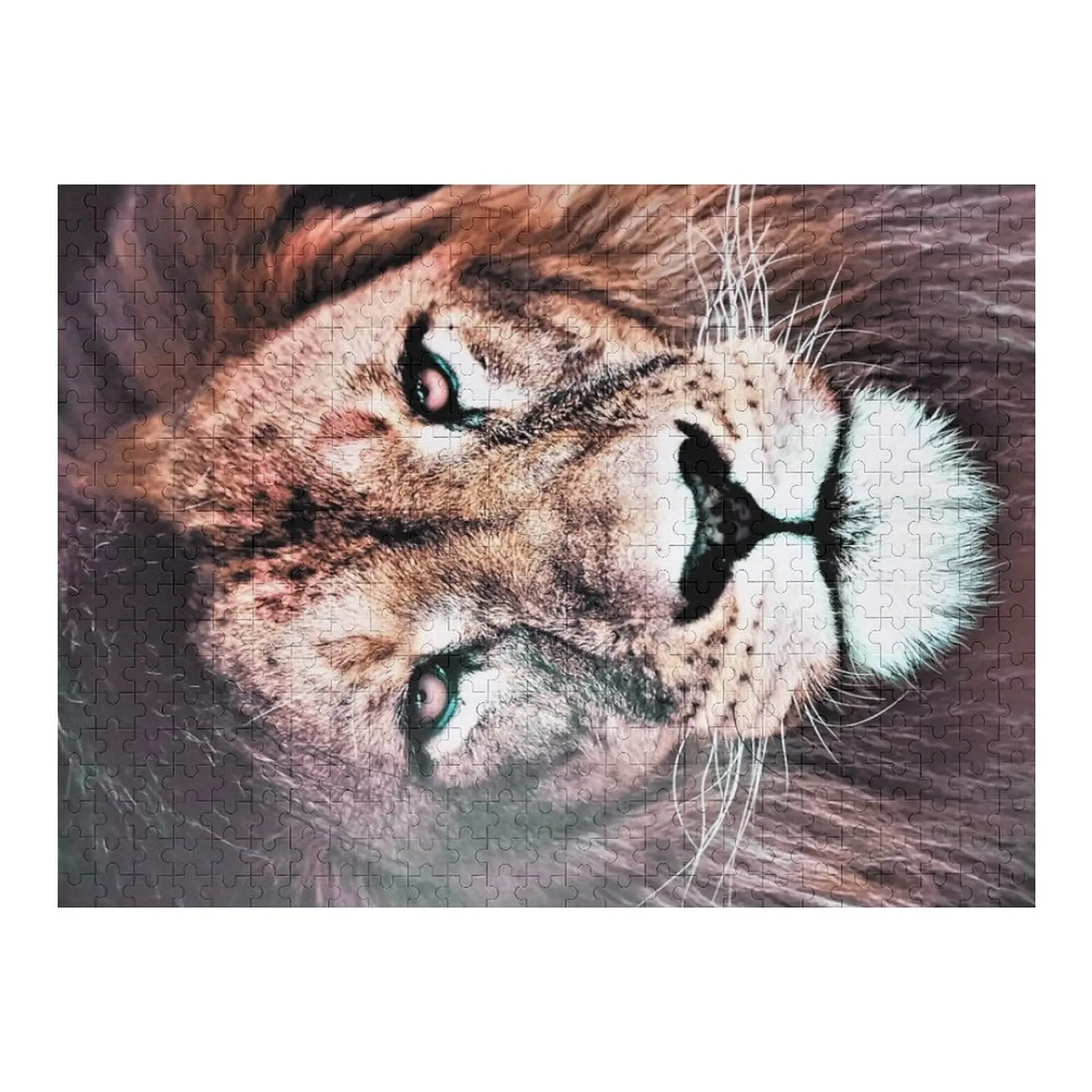 

Lion realist Jigsaw Puzzle Wooden Puzzles Personalized Photo Gift