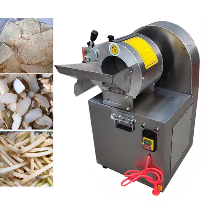 

Commercial Vegetable Cutting Machine Onion Cabbage Carrot Potato Tomato Cutter Slicer Cube Potato Chip Slicing Chopping Machine