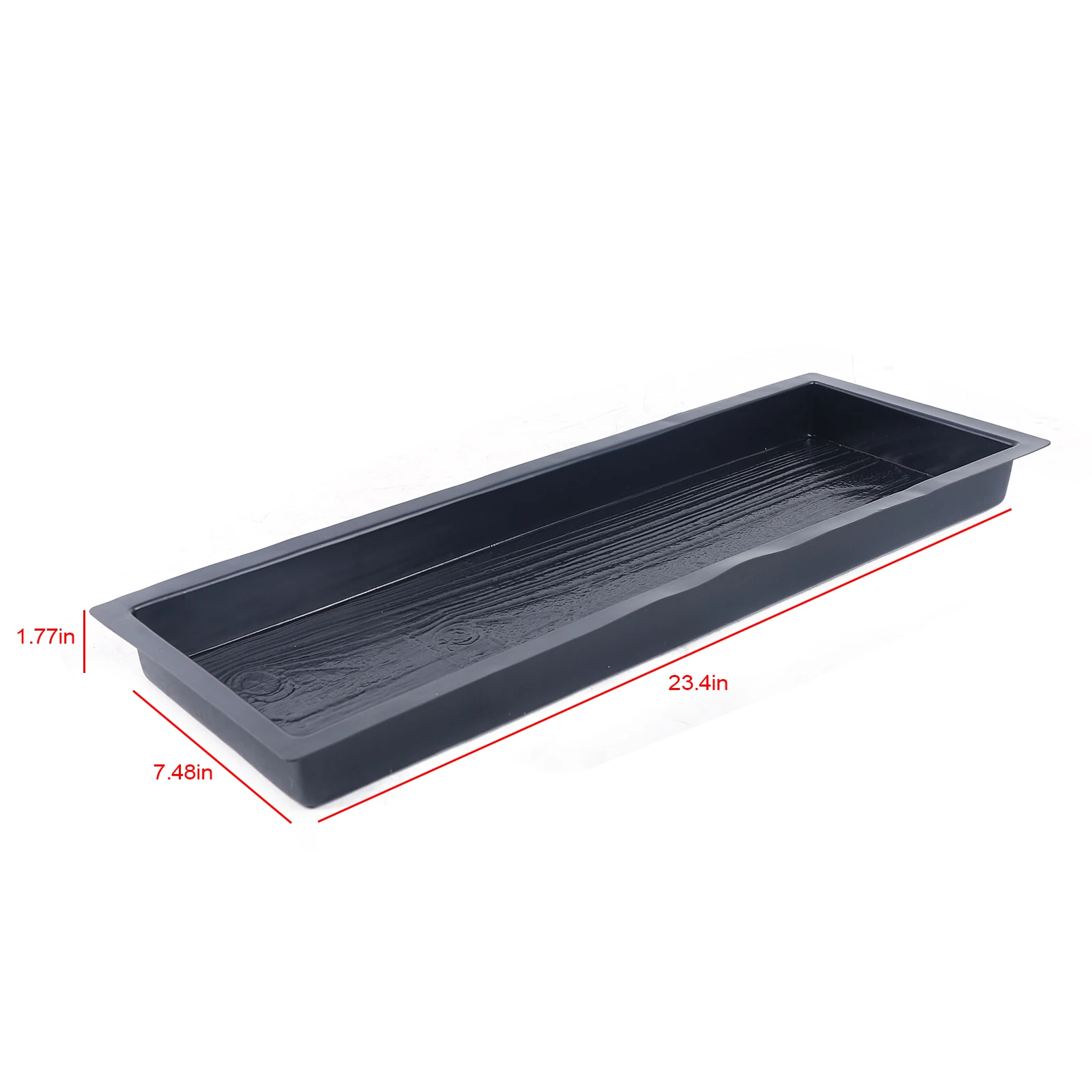 Durable Concrete Molds Pathways ABS Material Wood Surface Easy Use Walkways Patios Sidewalks