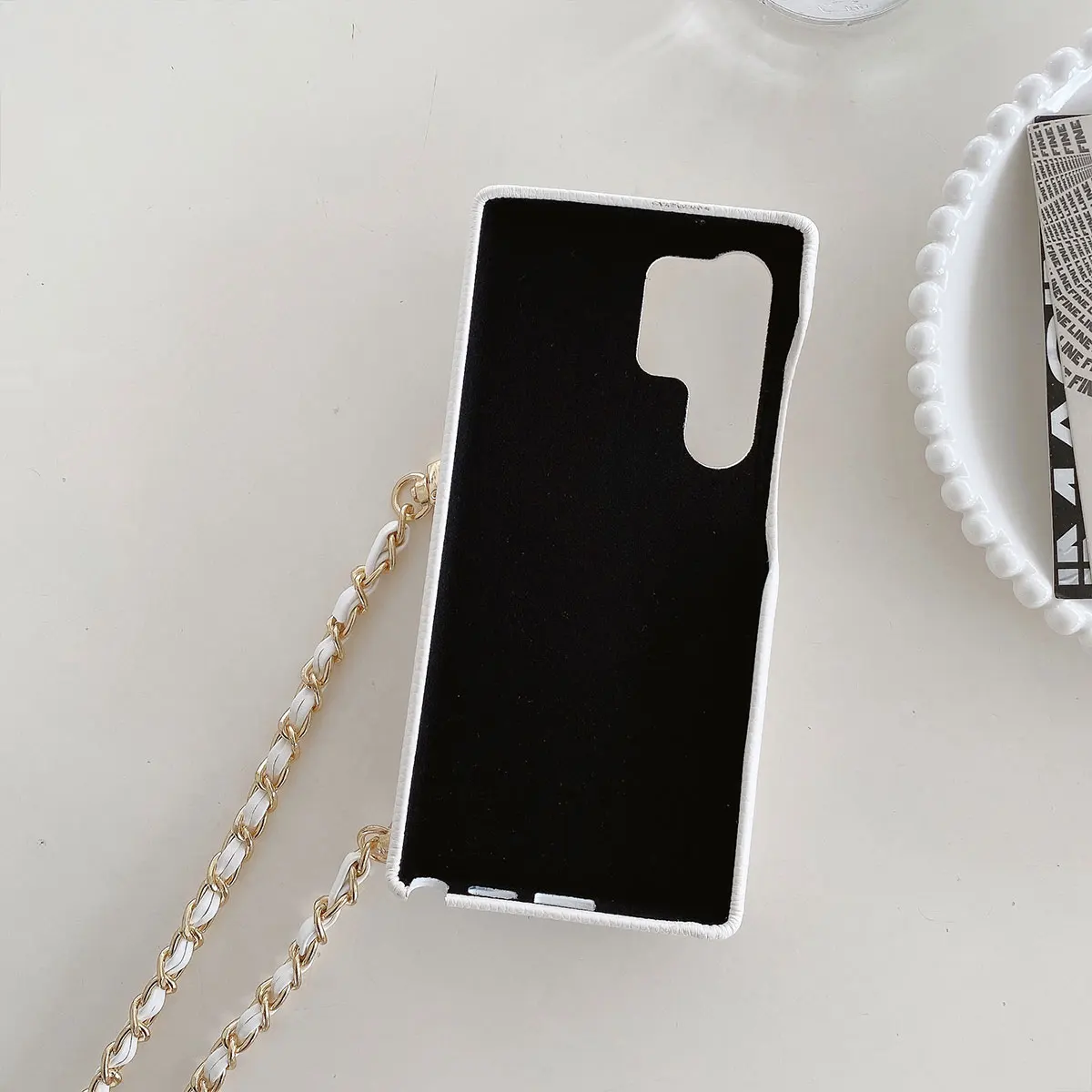 Luxurious Leather Litchi Skin Card Holder Case - PU Fashion Cover