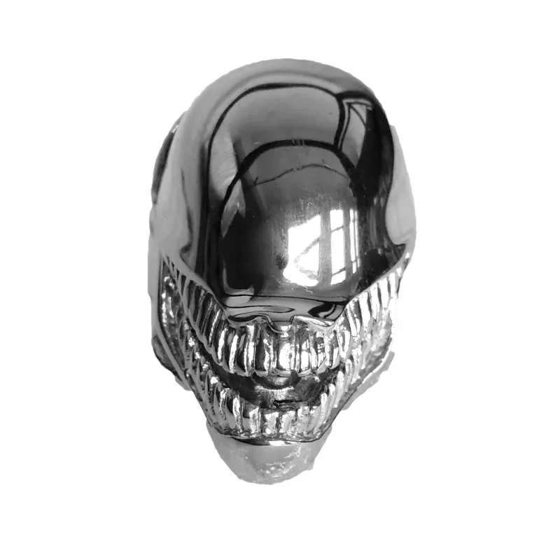

CHUANGCHENG Trendy Men's Personality Can Open Shark Head Stainless Steel Ring Size 7-13