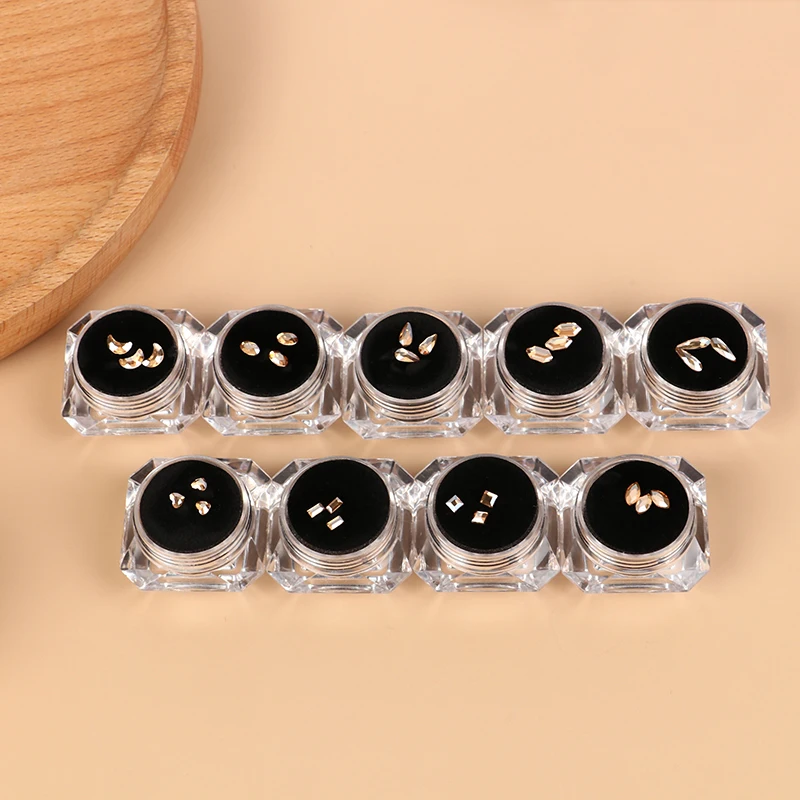 

3Pcs/box Dental Tooth Gems Crystal Diamond Ornament Various Shapes Color Teeth Jewelry Denture Acrylic Teeth Decoration