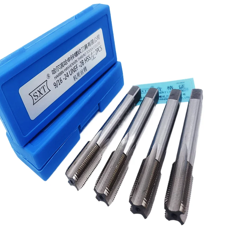 HSS 왼손 미국 직선 홈 탭 UN/NC/UNF/UNS/UNEF 6-32 8-32 1/4 5/16 3/8 1인치 2인치 내부 스레드 태핑 도구
