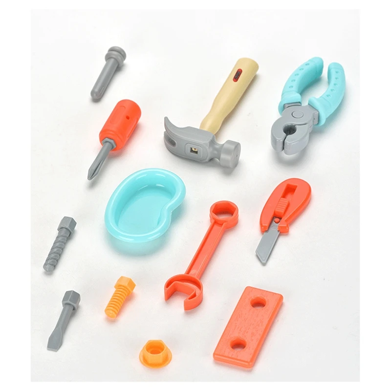 HOT-Kids Tool Set Kits, Simulated Repair Tool Set, Pretend Play House Toy Set With Toy Screwdriver For Kids
