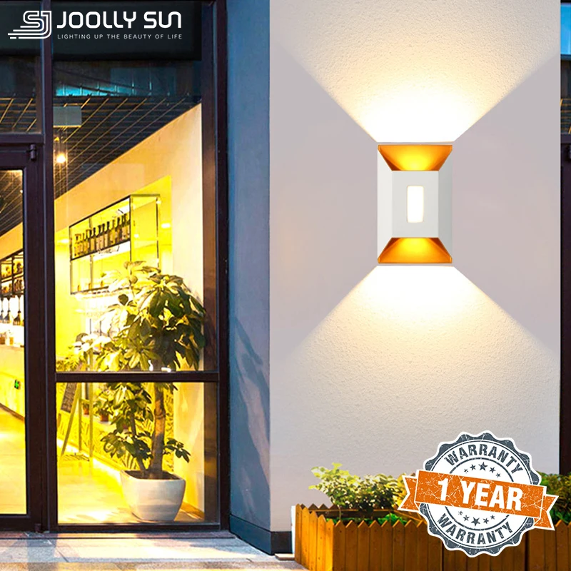 

JoollySun LED Wall Light Outdoor Lamp Waterproof Sconces for Gate Side Porch Garden Exterior Decor Lighting Fixture AC85-265V