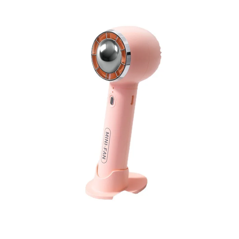

Mini Fan Portable Handheld Turbo USB Desktop Silent Leafless Charging Handheld Rechargeable Fan Outdoor Travel Home Accessories