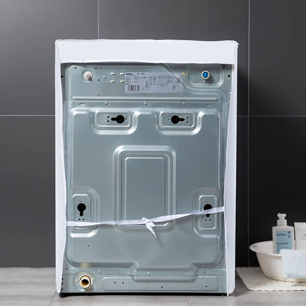 Description Picture 6 of itemWaterproof Washing Machine Cover Home Polyester Roller Laundry Silver Coating Dustproof Case Cover Household Protective Cover1pc