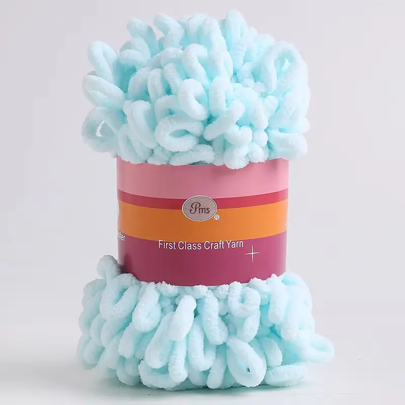 100g Donut Braided Ear Yarn Bulky Yarn Finger Knitting Chunky Yarn Diy Looped Velvet Hand-woven Sewing Supplies 5