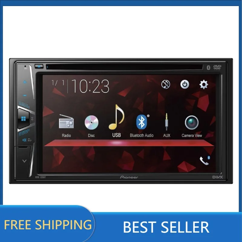 

Auto & Tires Pioneer AVH-120BT Multimedia Receiver with 6.2 Inch WVGA Touchscreen fast shipping