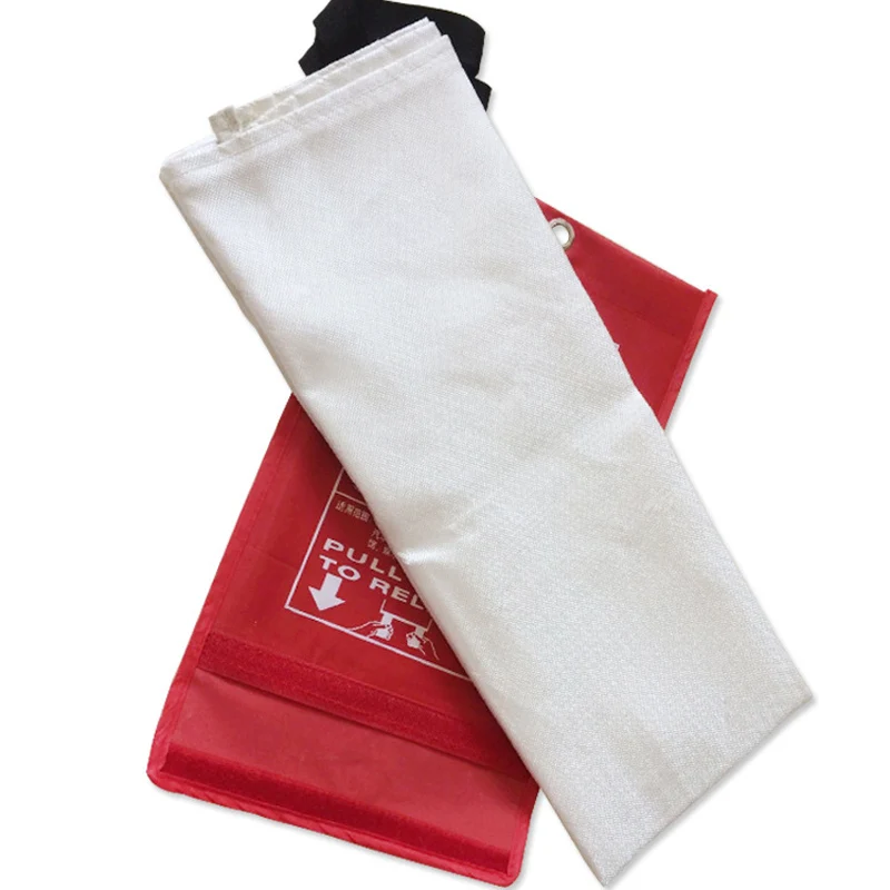 1M x 1M Sealed Fire Blanket Home Safety Fighting Fire Extinguishers Tent Boat Emergency Survival Shelter Safety Cover