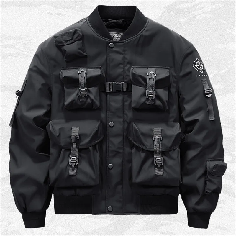 Mens Fashion Flight Bomber Jacket Hi 