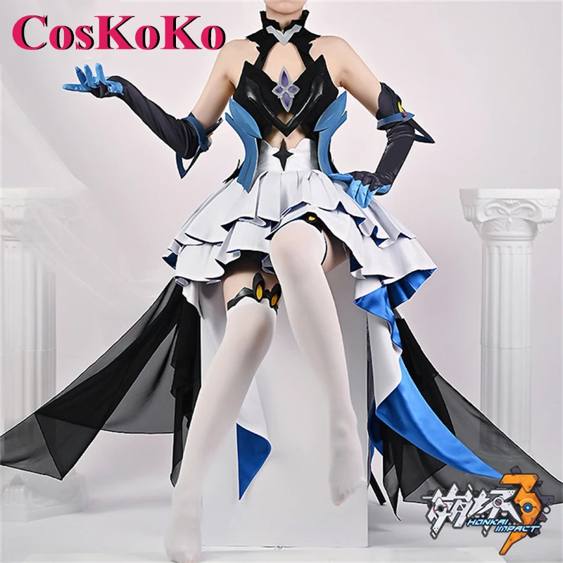 

【Customized】CosKoKo Bronya Zaychik Cosplay Anime Game Honkai Impact Costume Magical Girl Gorgeous Dress Party Role Play Clothing