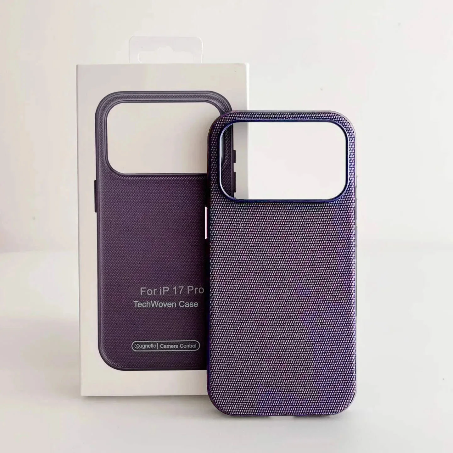 Premium Woven Magnetic Case with Shockproof and Raised Camera Protection