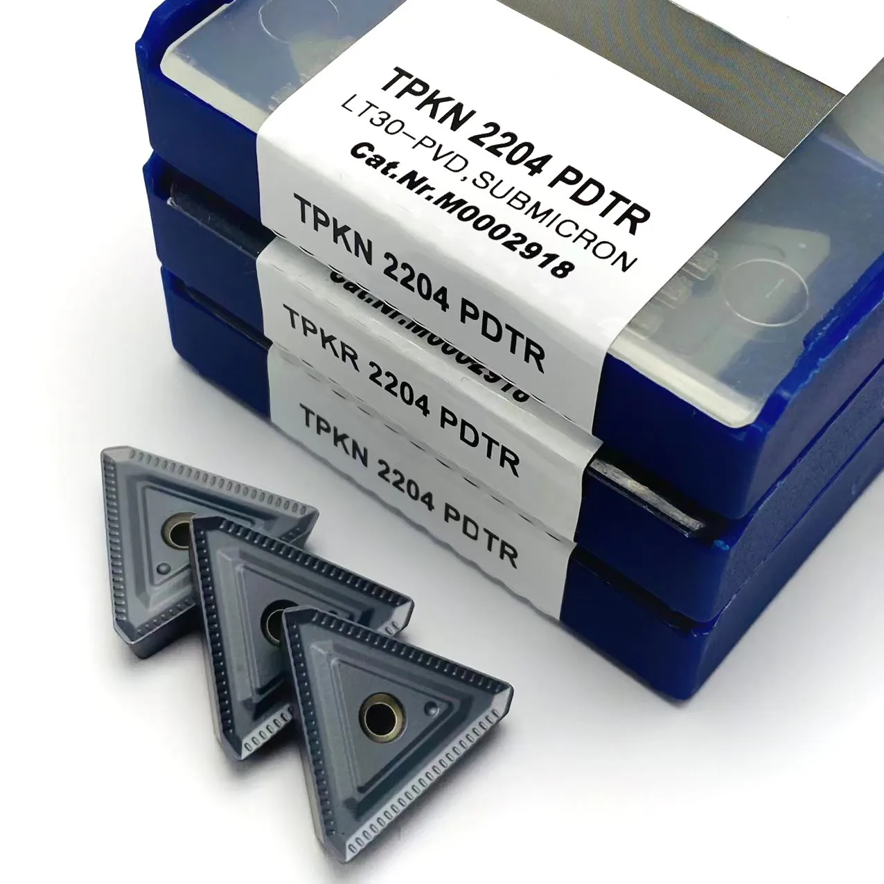 

10pcs TPKR2204 NN LT30 TPKN2204 NN LT30 Carbide PVD+CVD Coated CNC Stainless Steel External Turning Tool TPKN 2204 TPKR 2204